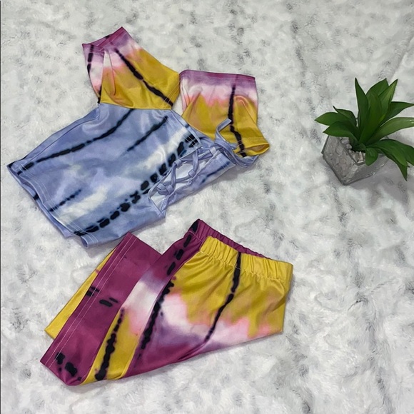 COPY - Cutout 2 piece tie dye set skirt - Picture 7 of 10